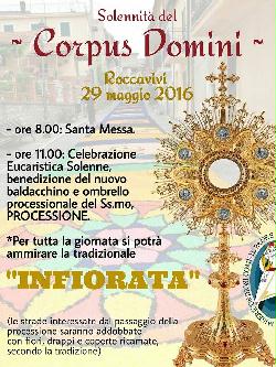 INFIORATA DEL CORPUS DOMINI A ROCCAVIVI