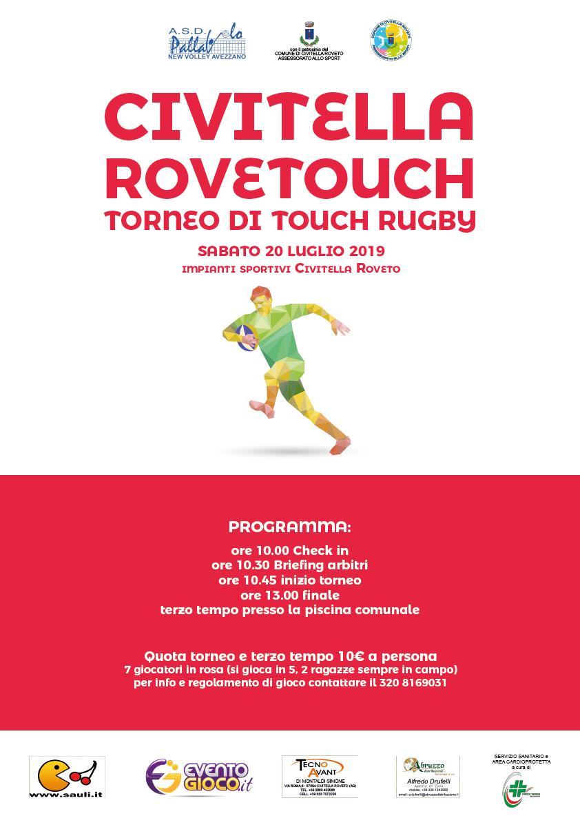 'Civitella Rovetouch' , torneo di touchrugby