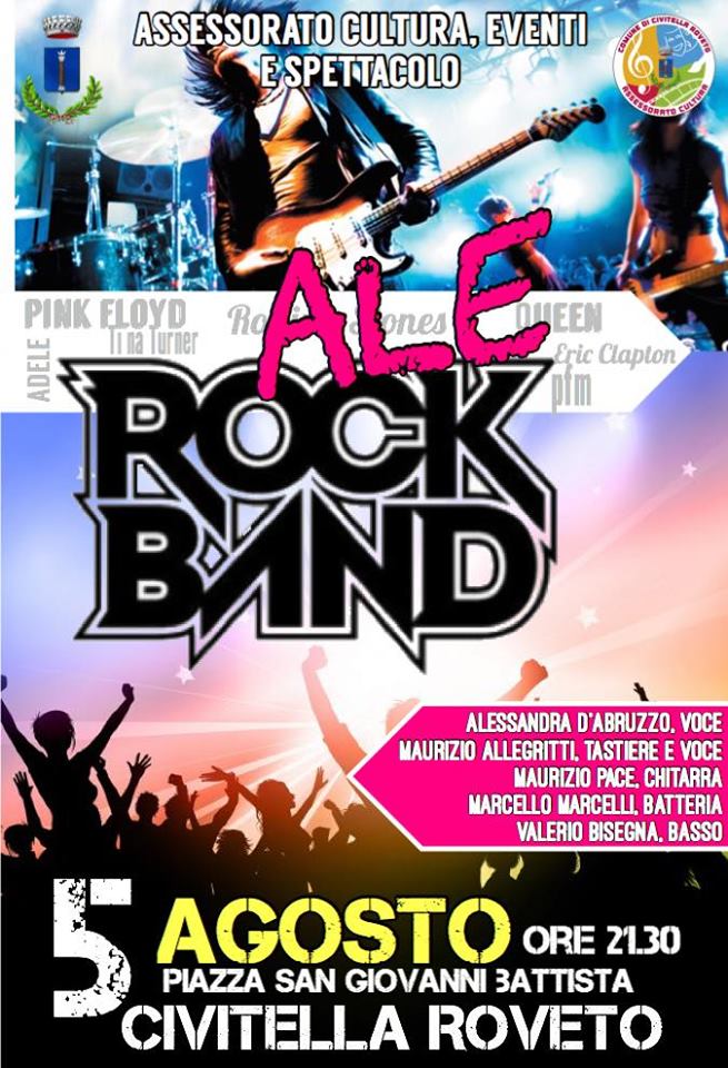 Ale Rock Band in concerto a Civitella Roveto